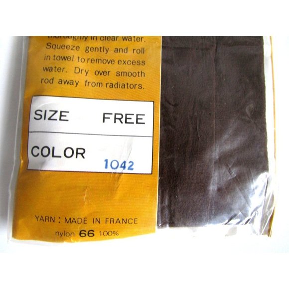 Vintage Panty Hose Wing Cheong Coll. 1042 Super Stretch - Made France 66% Nylon - Picture 3 of 5